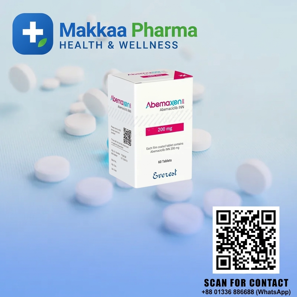 Abemaxen 200 mg (Abemaciclib INN) Tablets